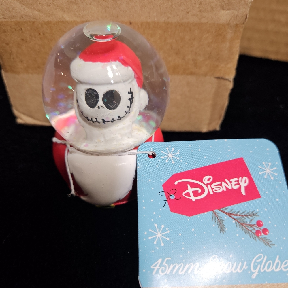 Nightmare Before Christmas Santa Jack Mini Snow Globe NWT in Original Box